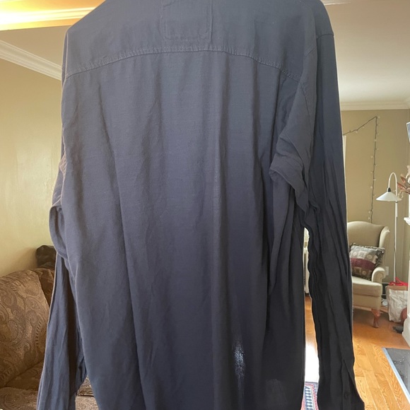 Blue slim fit Long Sleeve Button Down - Picture 2 of 3